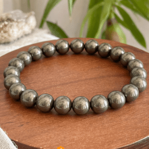Raw Pyrite Crystal Bracelet
