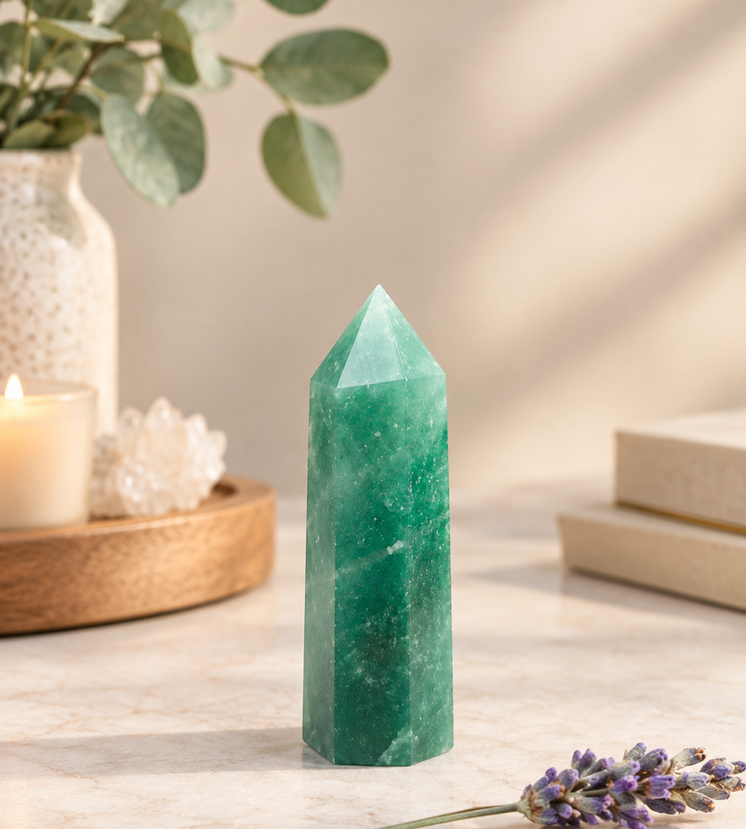 Green Aventurine Tower - 8 cm