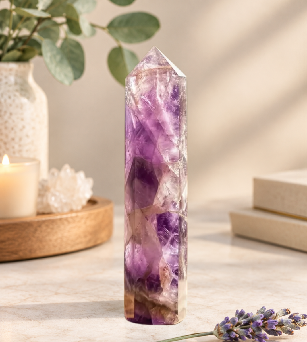 Amethyst Tower - 7 cm
