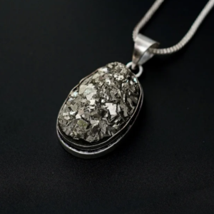 Raw Pyrite Pendant